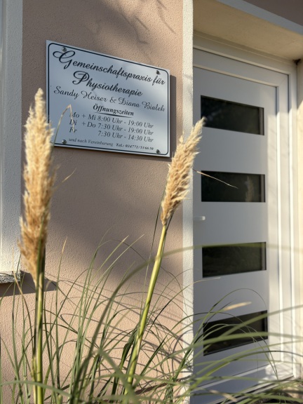 Eingangsbereich der Gemeinschaftspraxis für Physiotherapie GbR S. Heiser und D. Bialek in Klostermansfeld